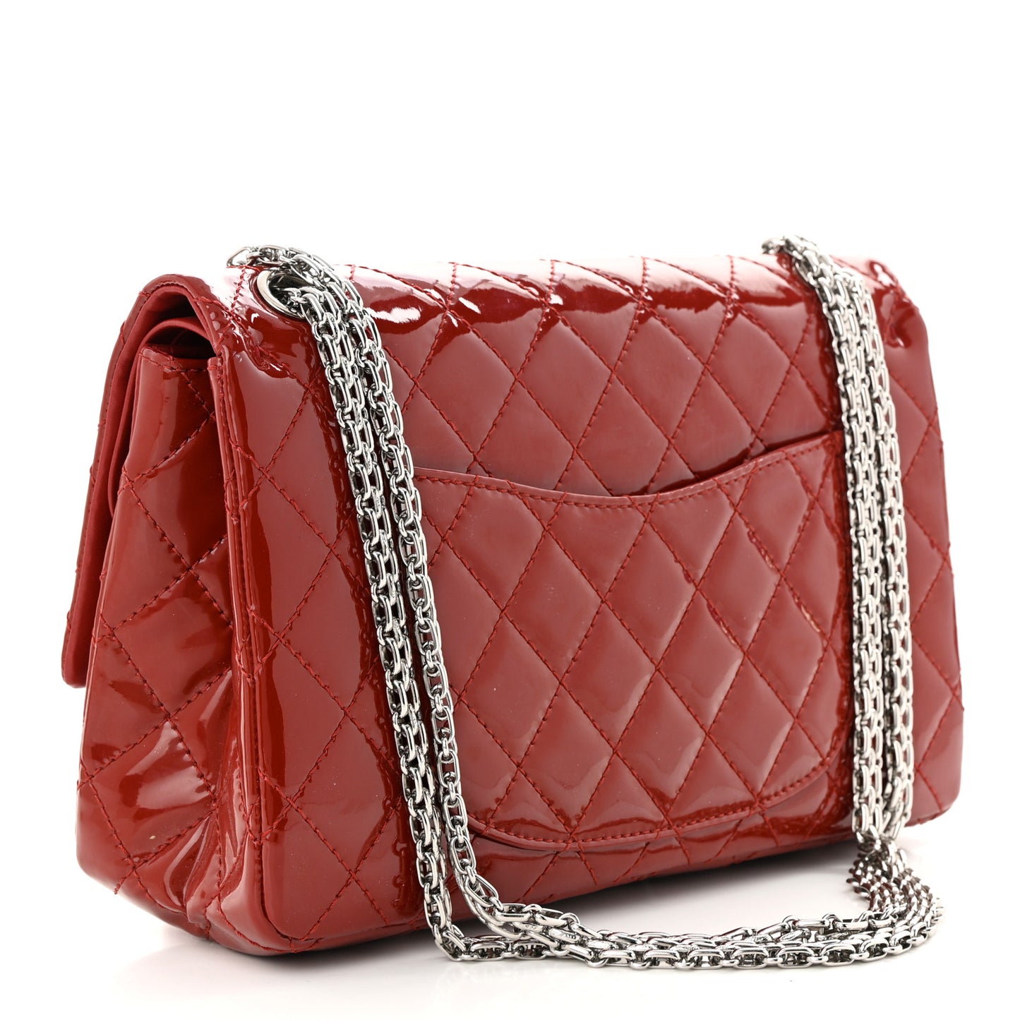 Patent Quilted 2.55 Reissue 226 Flap Red