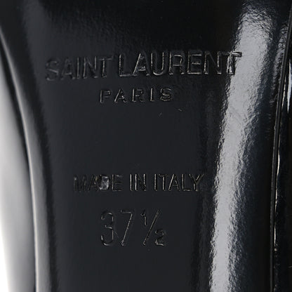 Saint Laurent Patent Opyum 110 Slingback Pumps 37.5 Black 7 of 10