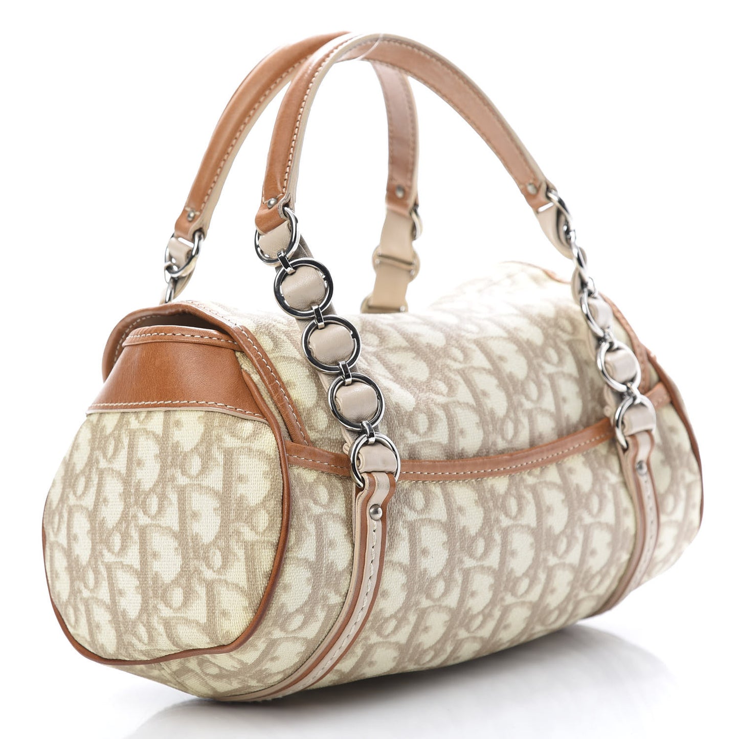 Monogram Romantique Trotter Flap Bag Beige