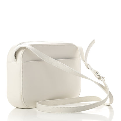 Balenciaga Calfskin Logo S Everyday Camera Bag White 3 of 14