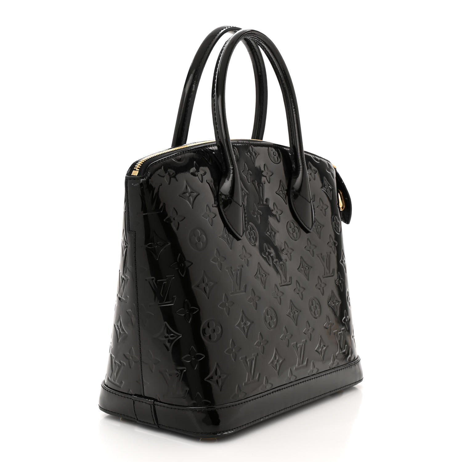 Louis Vuitton Vernis Lockit PM Black 2 of 11