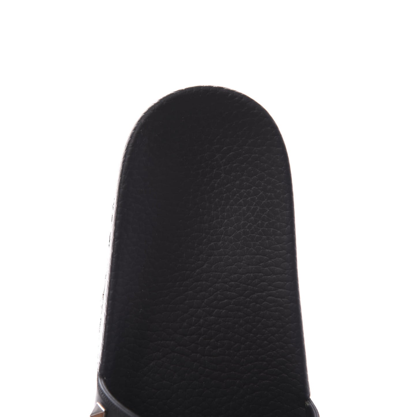 Rubber Rockstud Slide Sandals 38 Black