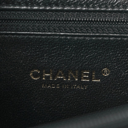 Chanel Caviar Quilted Medium CC Filigree Vanity Case Black 6 of 11