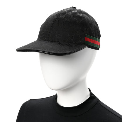 Gucci Monogram Web Baseball Hat M Black 2 of 8