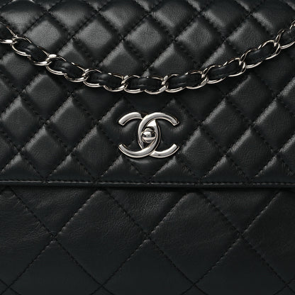 Chanel Calfskin Quilted In The Business Flap Bag Black 8 of 10