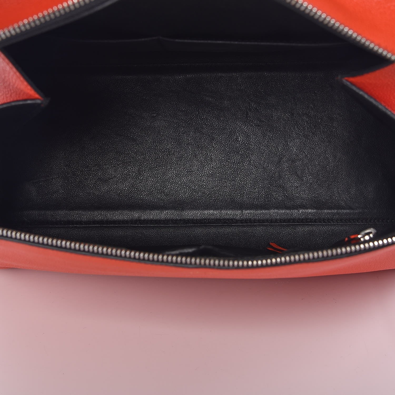 Celine Grained Calfskin Medium Edge Shoulder Bag Vermillion 5 of 9
