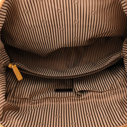 Fendi Vitello Dolce Marmol Large Chameleon Tote Yellow 5 of 11