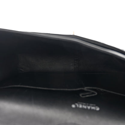 Chanel Patent Quilted Maxi Double Flap Black 5 of 14