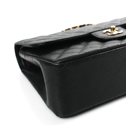 Chanel Caviar Quilted Jumbo Double Flap Black 8 of 9