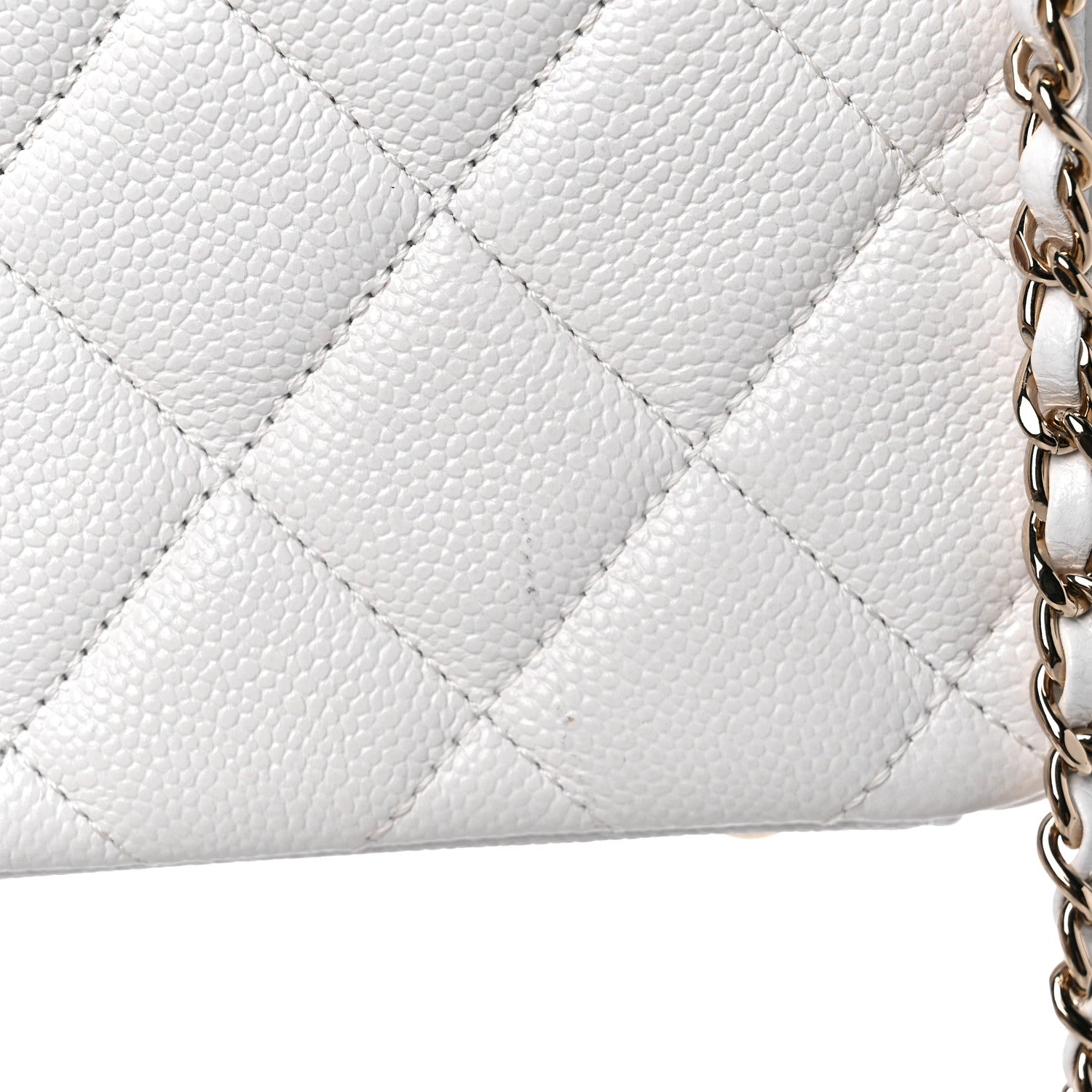 Chanel Caviar Quilted Small Business Affinity Flap White 9 of 11