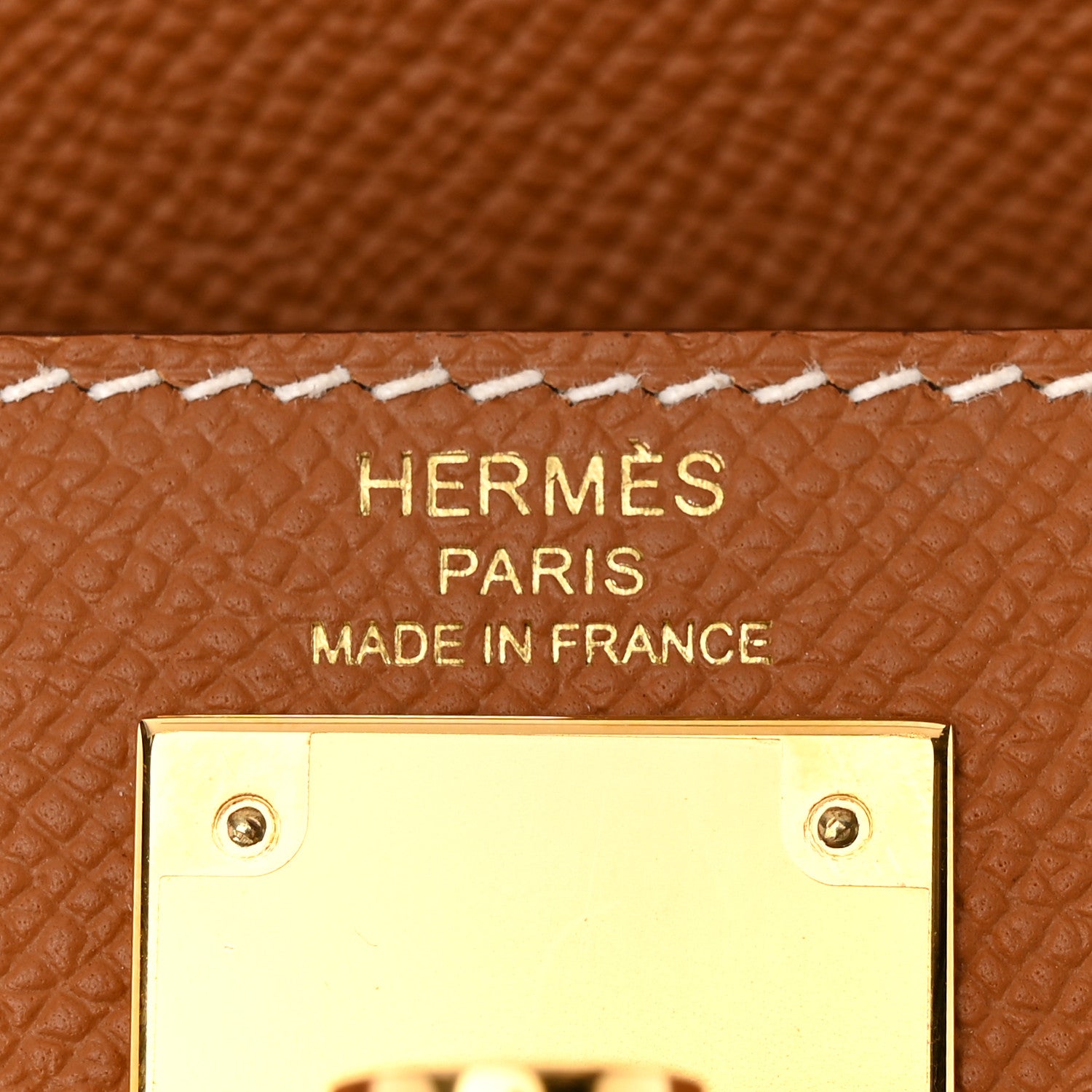 Hermes Epsom Kelly Sellier 28 Gold 6 of 12