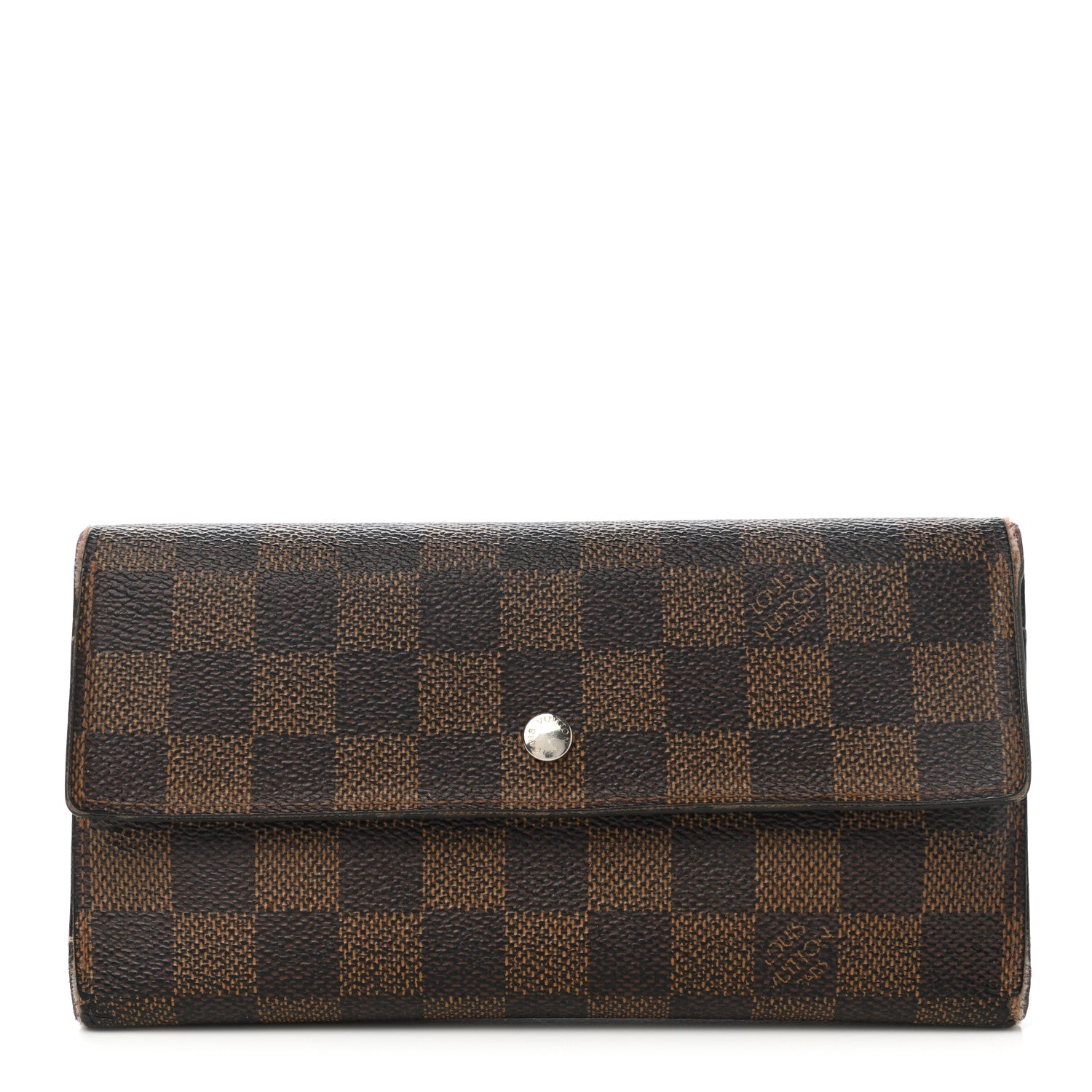 Louis Vuitton Damier Ebene Porte Tresor International Wallet 1 of 15