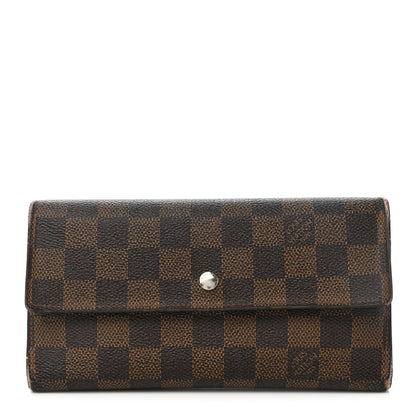Louis Vuitton Damier Ebene Porte Tresor International Wallet 1 of 15