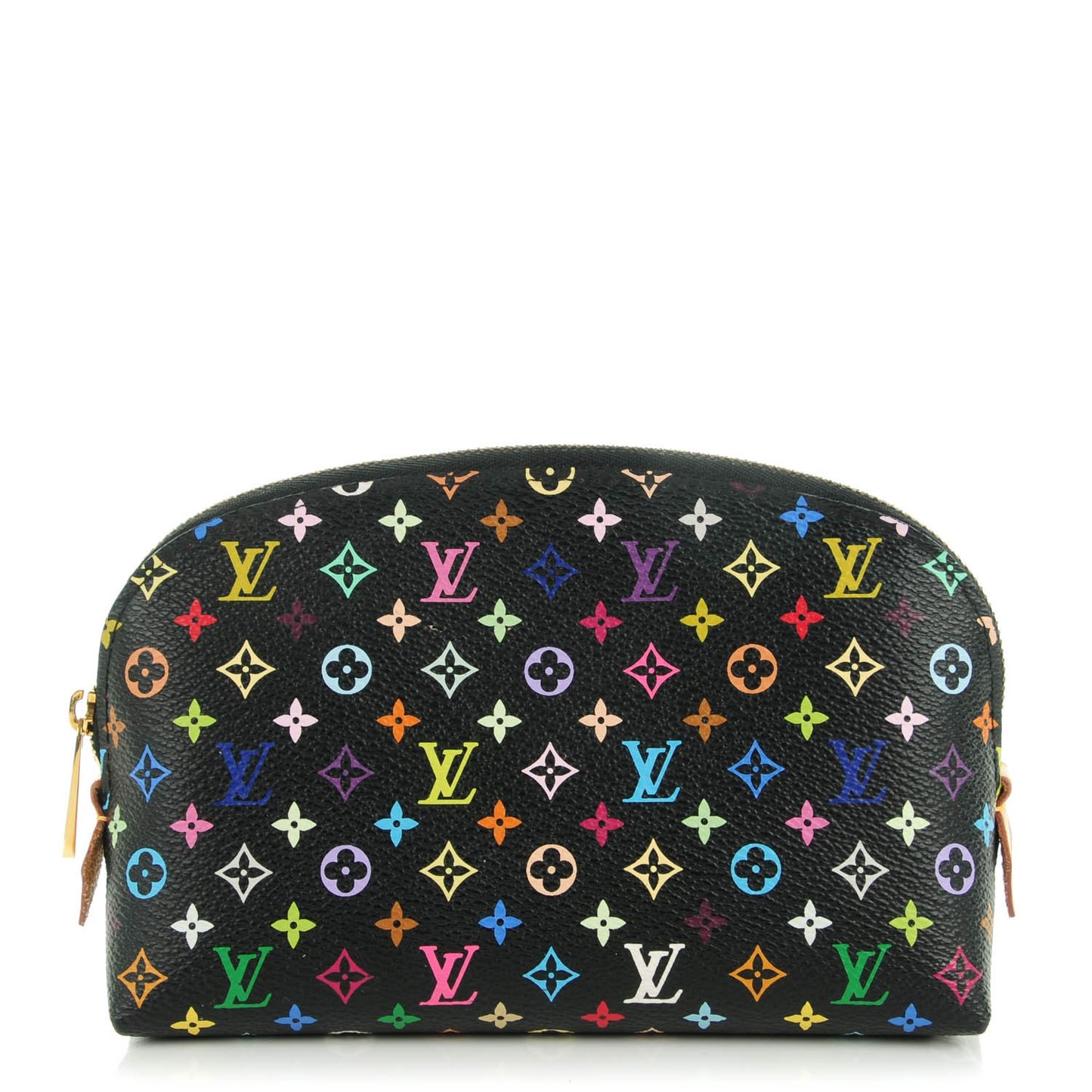 Monogram Multicolor Cosmetic Pouch Black Grenade