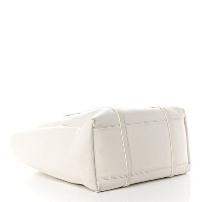 Balenciaga Smooth Calfskin Double Sided Medium Everyday Tote Optic White Black 5 of 19