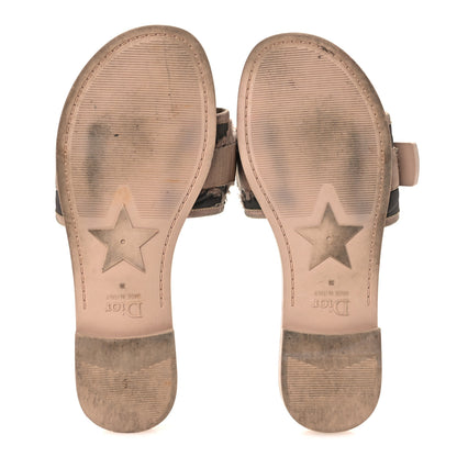 Christian Dior Nylon Camouflage Dio(r)evolution Slide Sandals 39 Nude 6 of 10