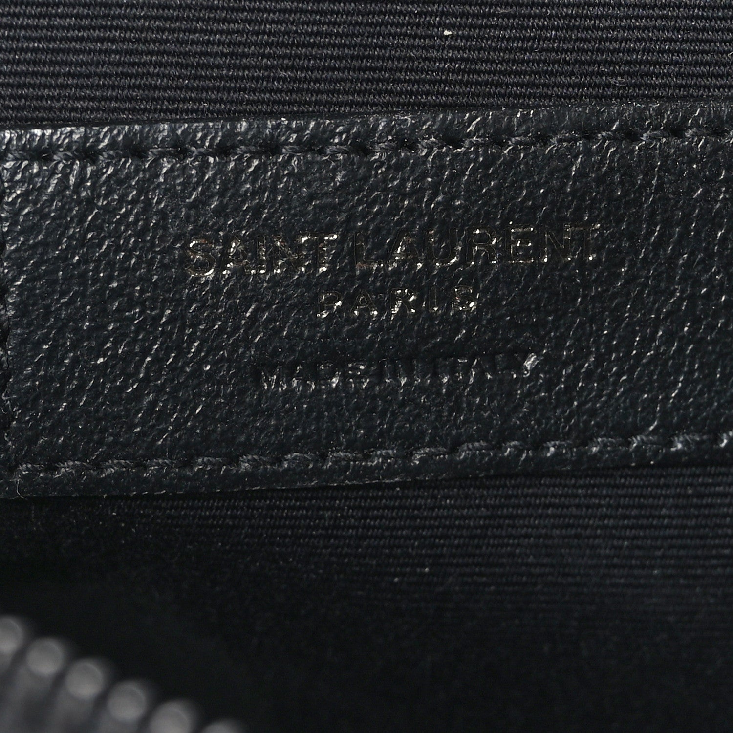 Saint Laurent Calfskin Matelasse Monogram Monochrome Lou Camera Bag Black 7 of 10