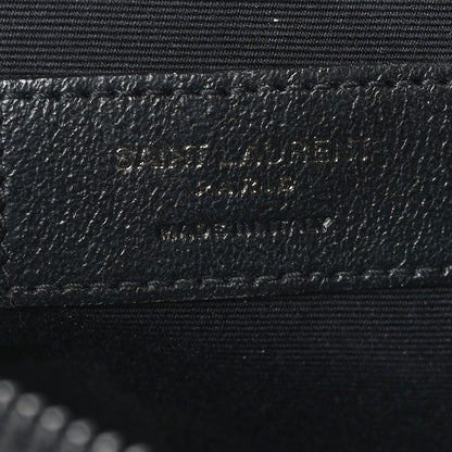 Saint Laurent Calfskin Matelasse Monogram Monochrome Lou Camera Bag Black 7 of 10