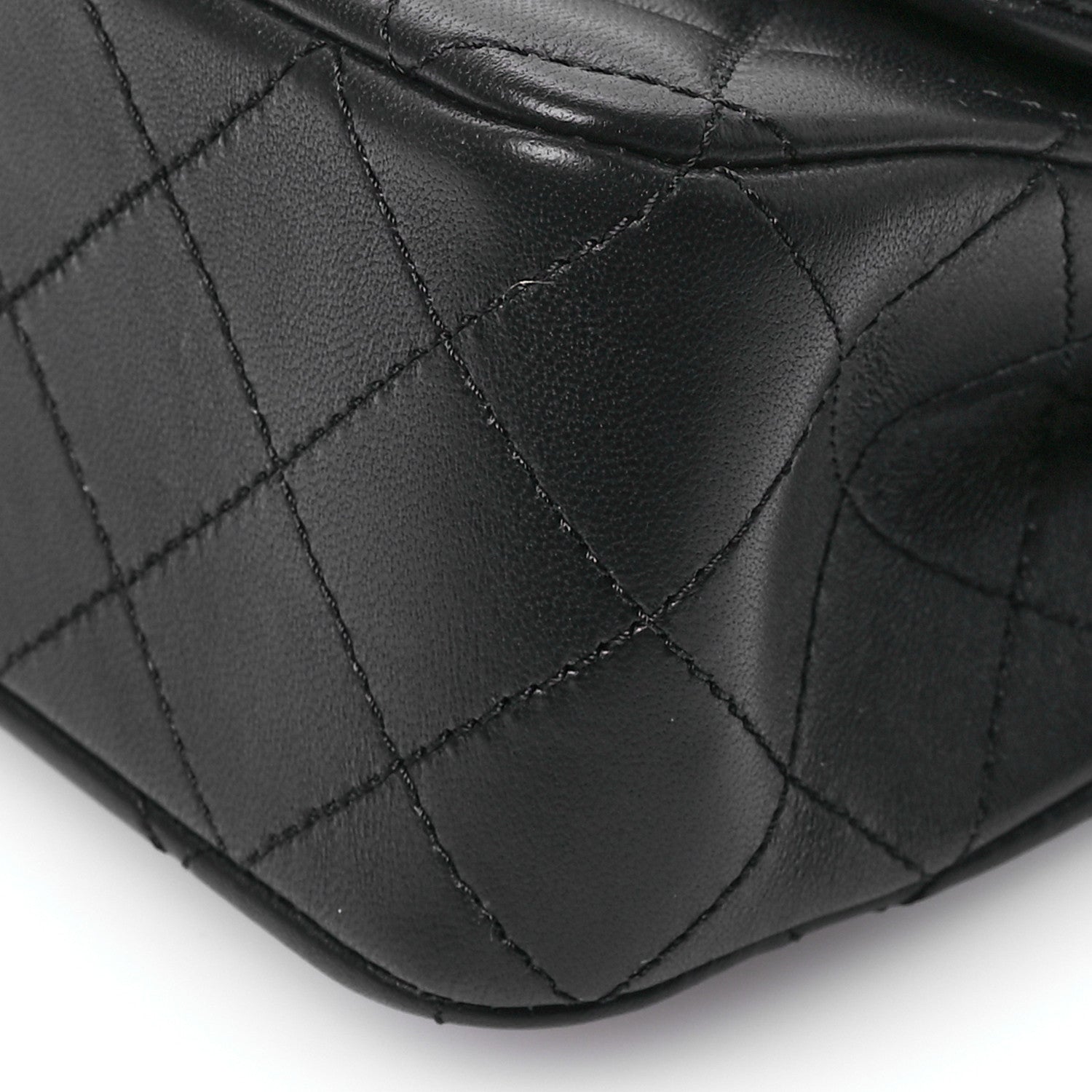 Chanel Lambskin Quilted Mini Rectangular Pearl Crush Flap Black 10 of 11