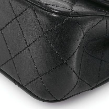 Chanel Lambskin Quilted Mini Rectangular Pearl Crush Flap Black 10 of 11