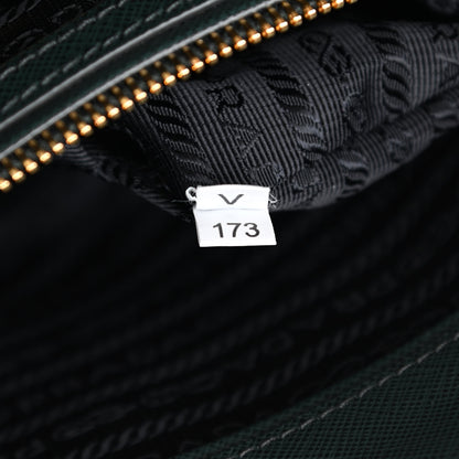Prada Saffiano Large Galleria Double Zip Tote Smeraldo 8 of 10