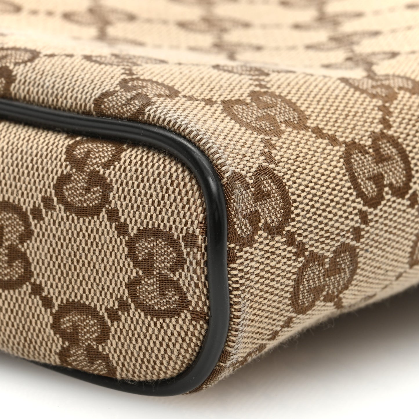 Monogram Dollar Calfskin Belt Bag Beige Ebony Testa di Moro Marrone Scuro