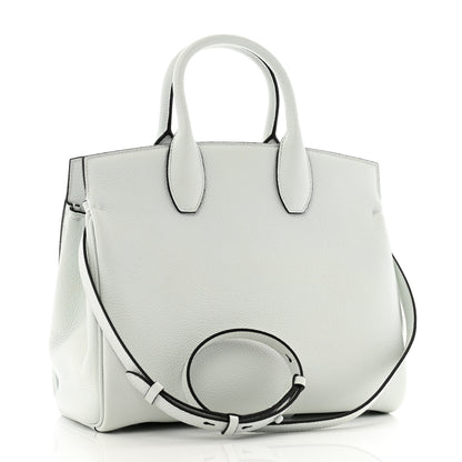 Salvatore Ferragamo Calfskin The Studio Bag Astronaut White 4 of 11