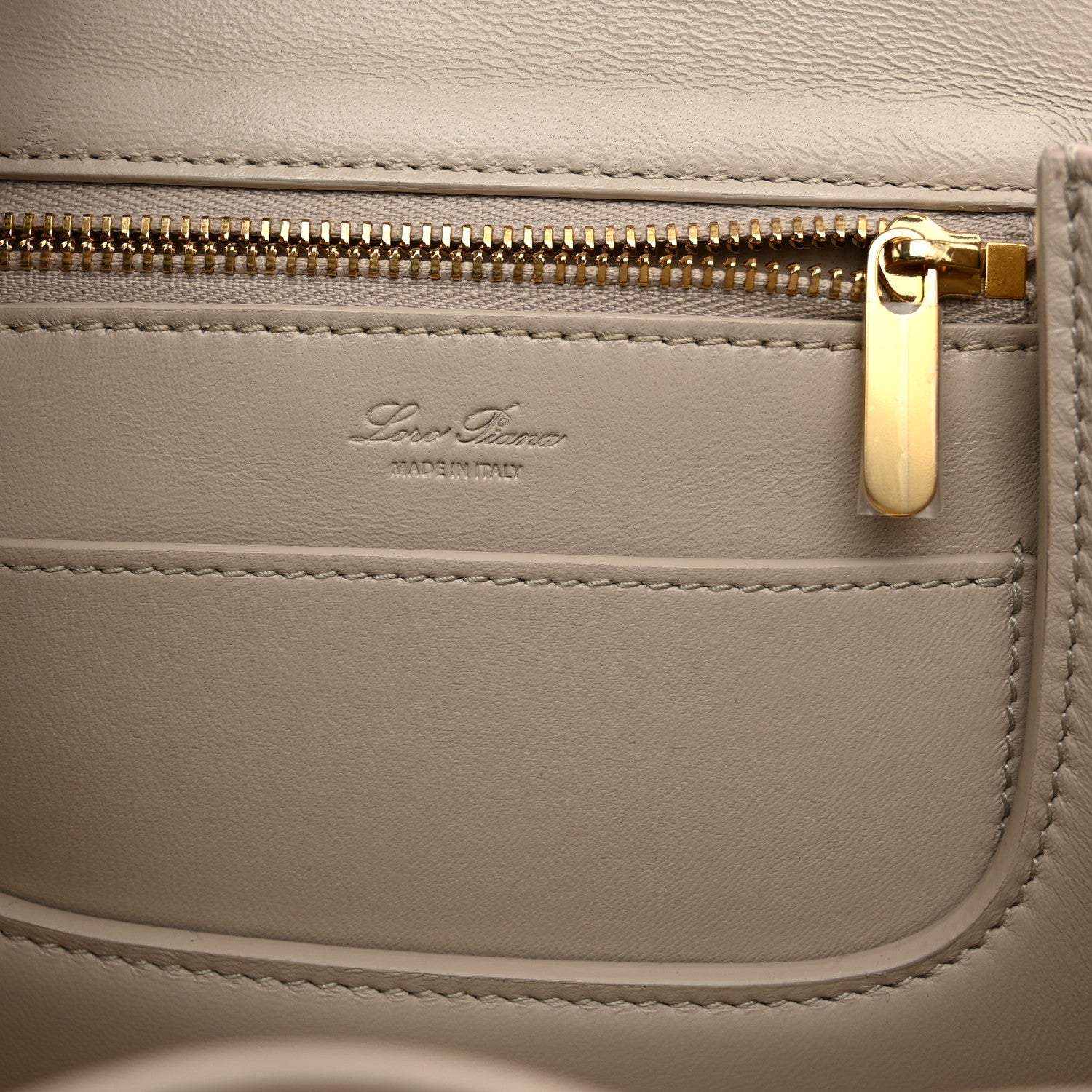 Loro Piana Lizard Mini Ghiera Bag Light Travertine 6 of 9