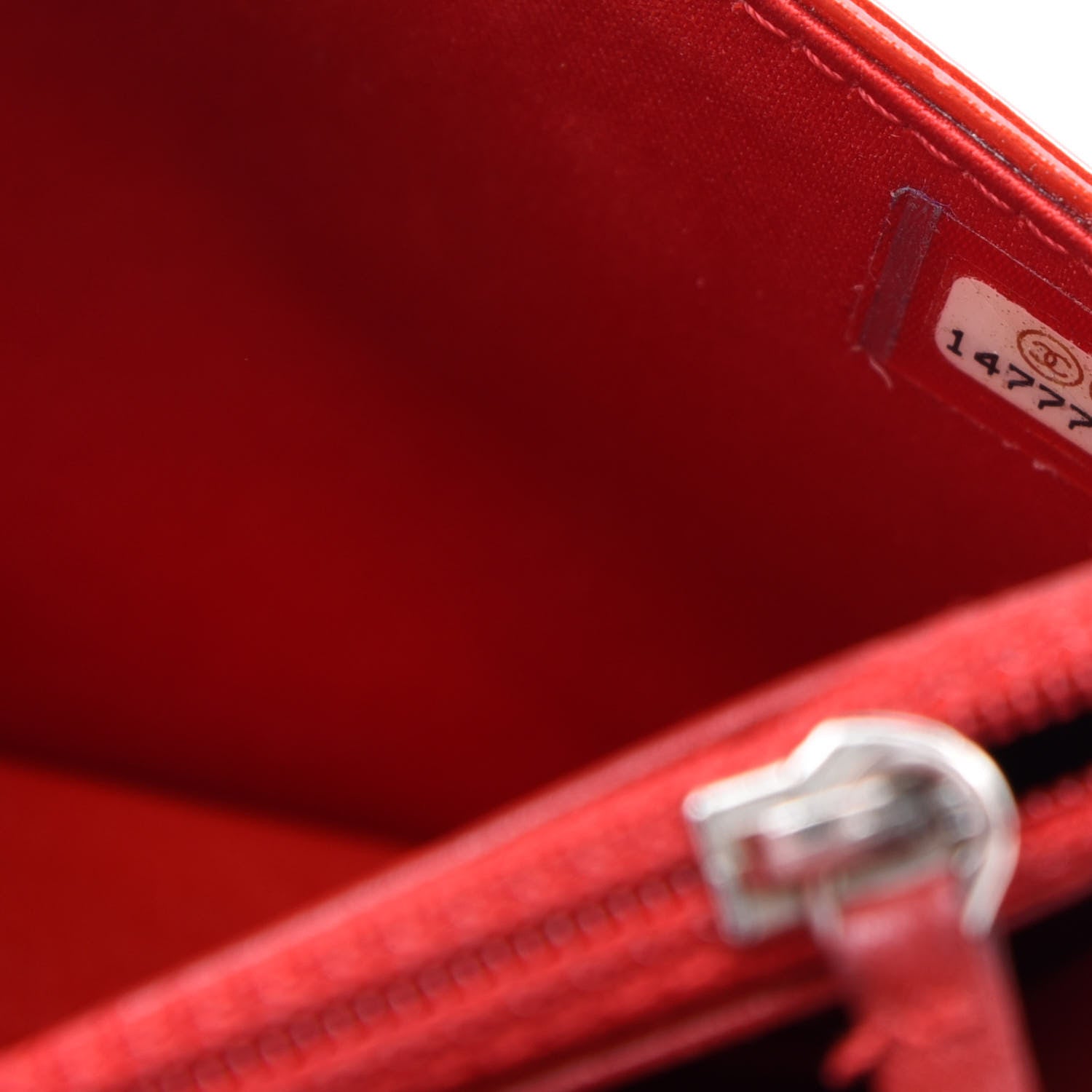 Chanel Patent Camellia Embossed Wallet On Chain WOC Dark Red 10 of 11
