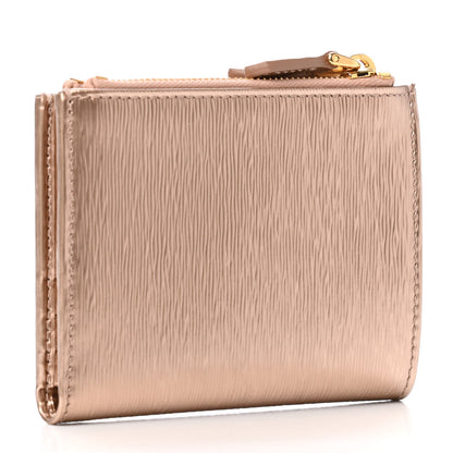 Prada Vitello Move Wallet Cipria Mordore 2 of 4