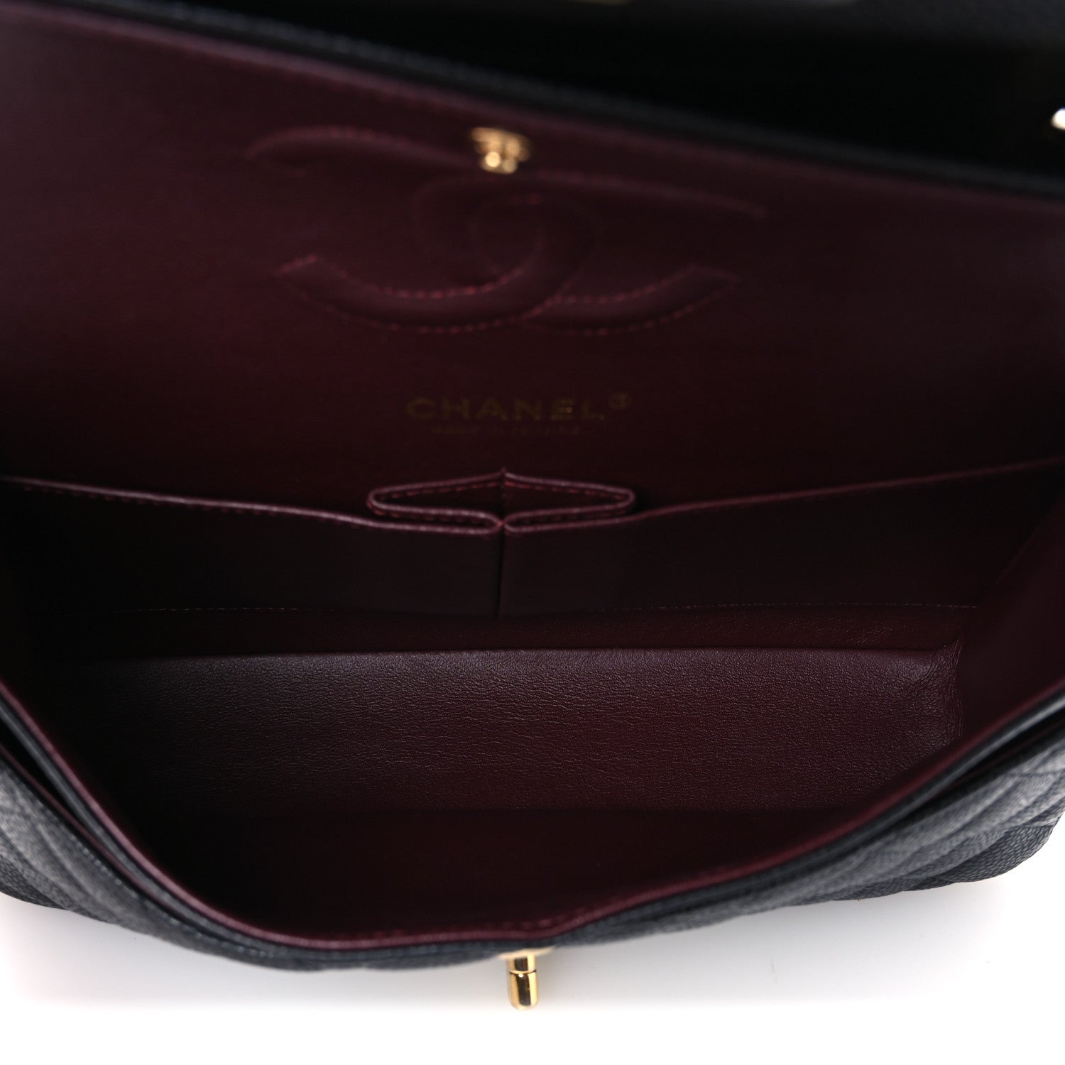 Chanel Caviar Quilted Medium Double Flap Black 5 of 11