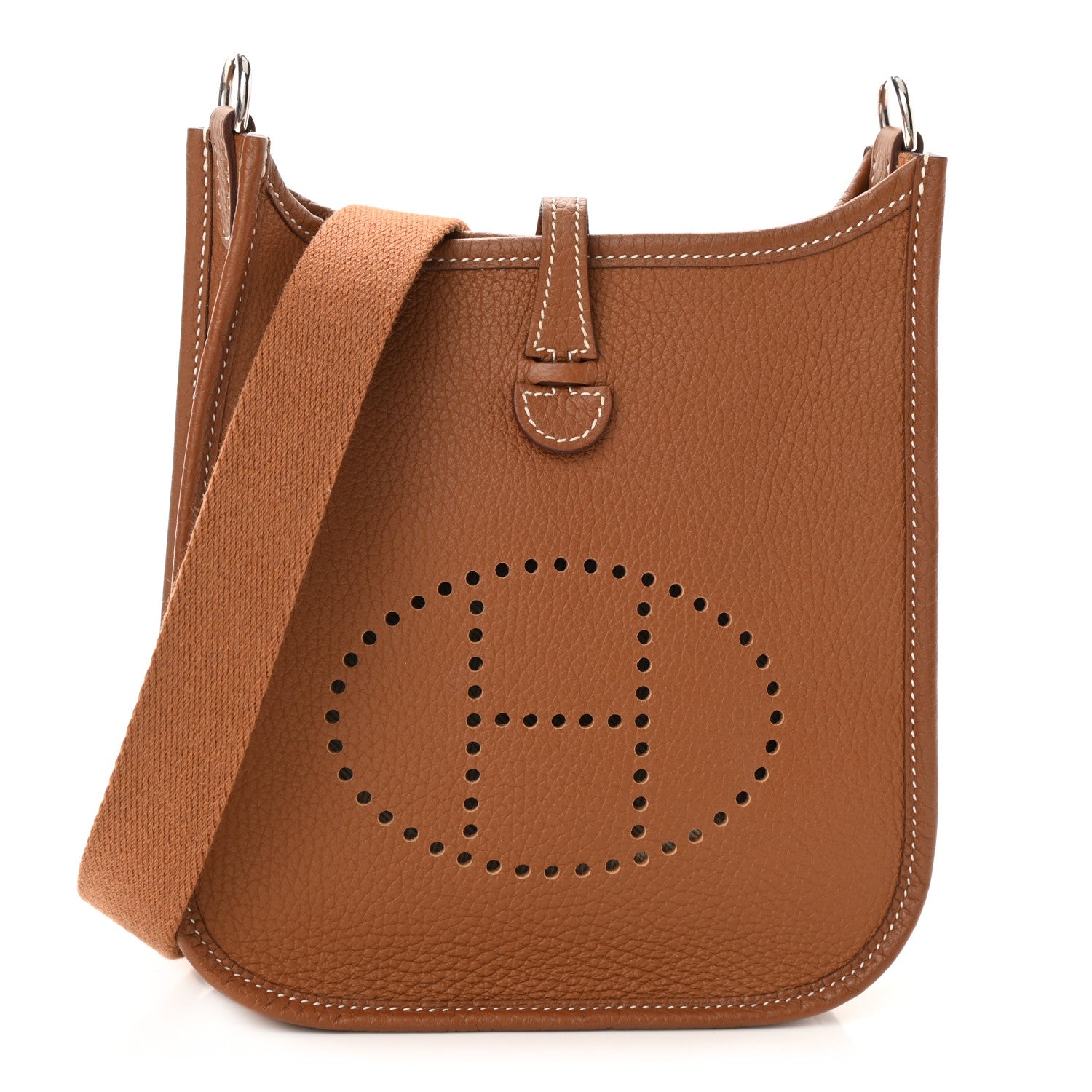 Hermes Taurillon Clemence Evelyne TPM Gold 1 of 11