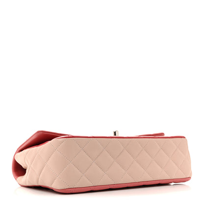 Chanel Lambskin Quilted Tri-Color Medium Valentine Charms Single Flap Pink 4 of 13