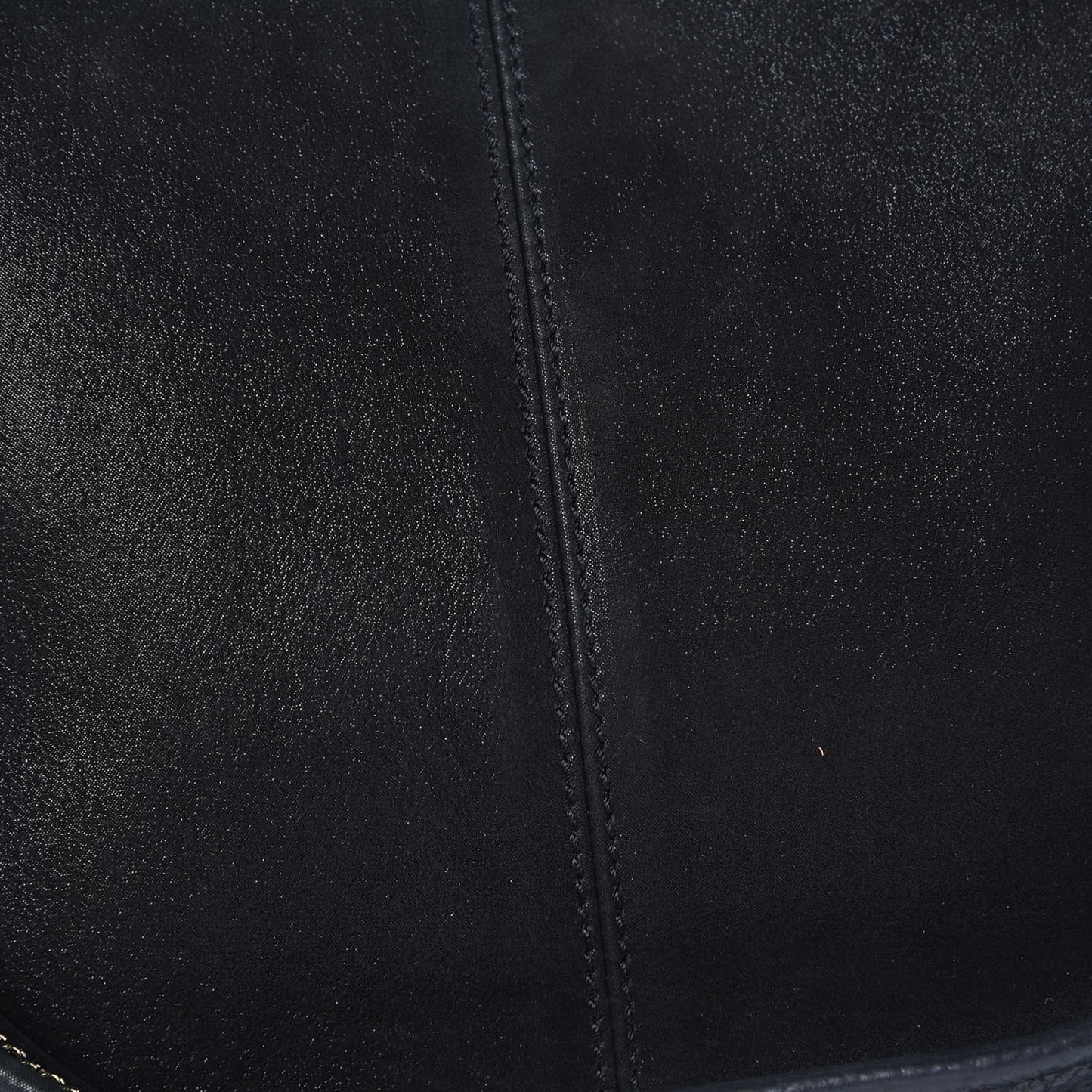 Metallic Nubuck Shoulder Bag Black