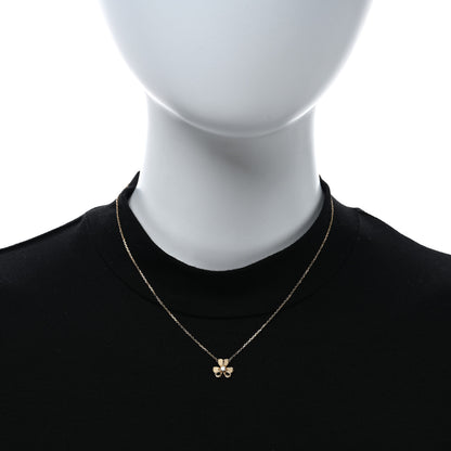 Van Cleef & Arpels 18K Yellow Gold Diamond Mini Frivole Pendant Necklace 2 of 5