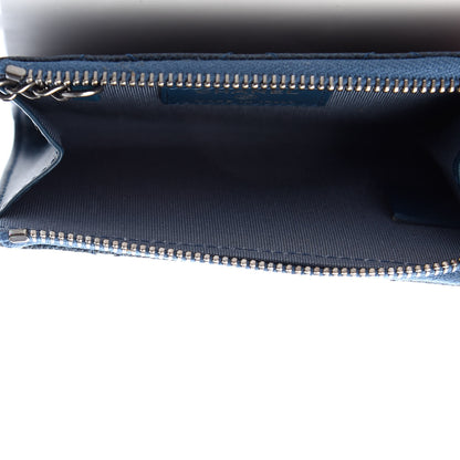 Chanel Caviar Quilted Key Holder Case Navy 5 of 7