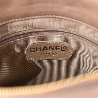 Chanel Lambskin Quilted Flap Shoulder Bag Beige 6 of 10