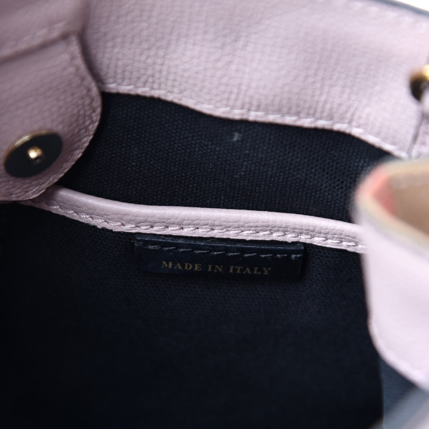 Burberry Grainy Calfskin House Check Small Banner Tote Pale Orchid 10 of 11