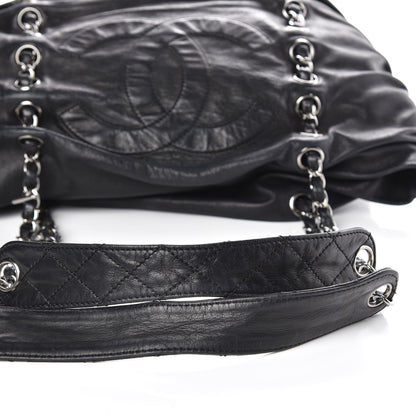 Chanel Lambskin Chain Shoulder Bag Black 20 of 26