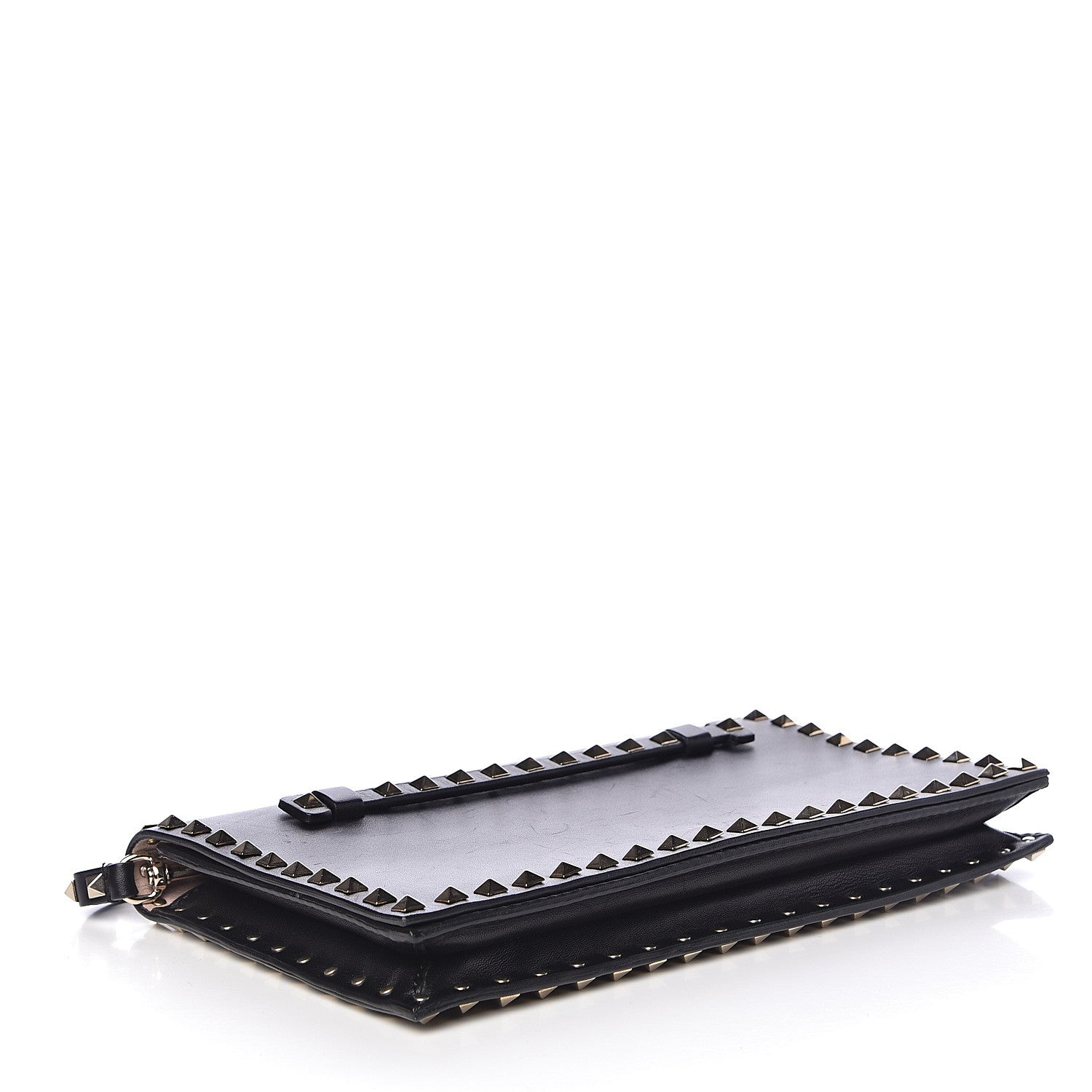 Valentino Garavani Nappa Rockstud Wristlet Clutch Black 4 of 15