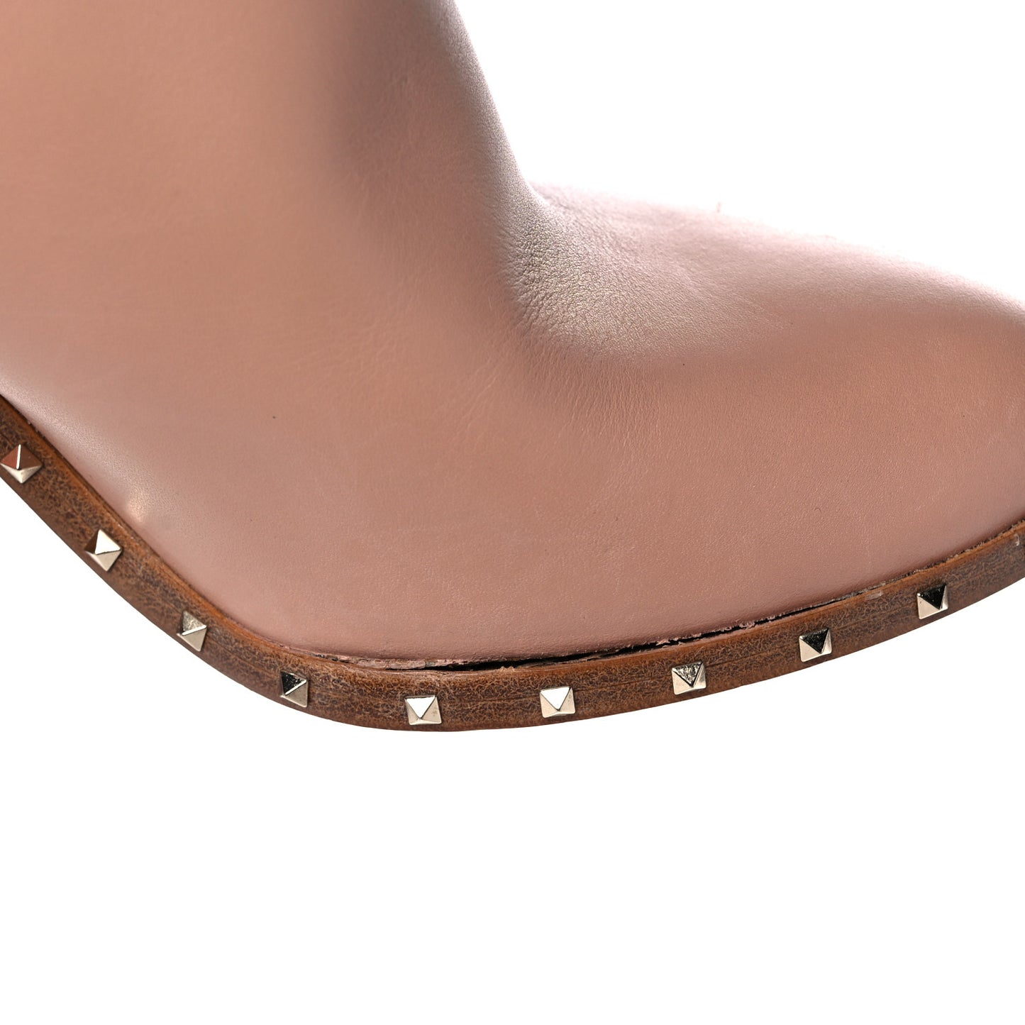 Nappa Soul Rockstud 90mm Ankle Boots 39 Skin Sorbet