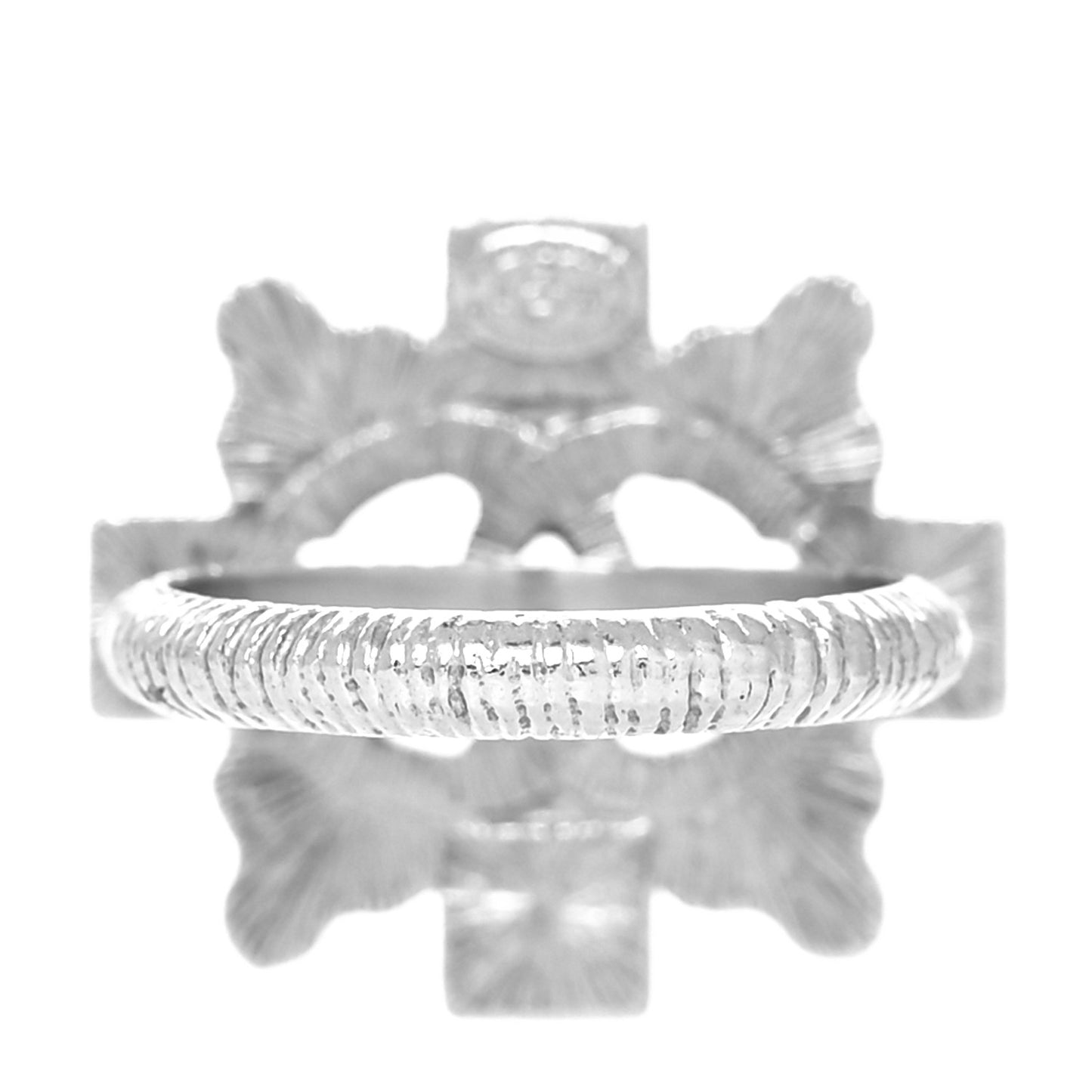 Crystal CC Ring 52 Silver