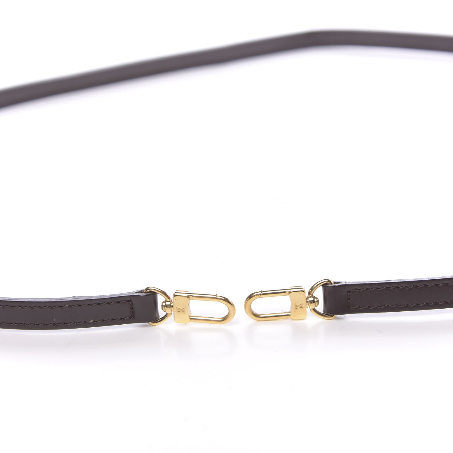 Louis Vuitton Calfskin 12mm Adjustable Shoulder Strap Brown 3 of 3