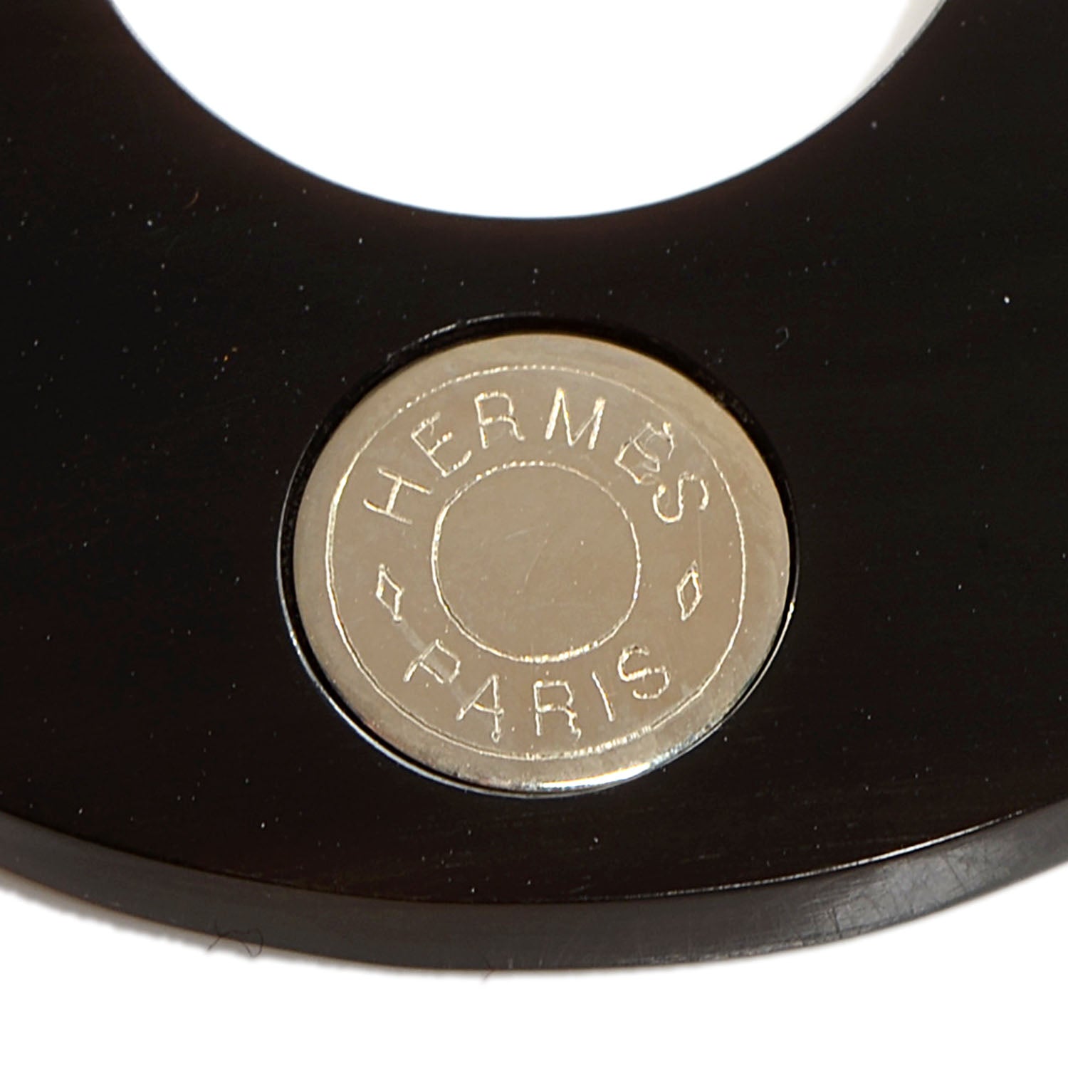 Hermes Buffalo Horn Isthme Earrings 3 of 6