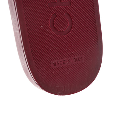 Chanel Satin Chain Flat Sandals 36 Dark Fuchsia 15 of 16