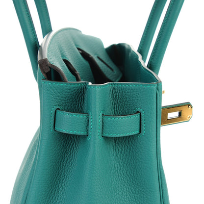 Hermes Togo Birkin 30 Malachite 20 of 28