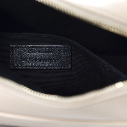 Saint Laurent Calfskin Matelasse Monogram Lou Camera Bag Crema Soft 9 of 10