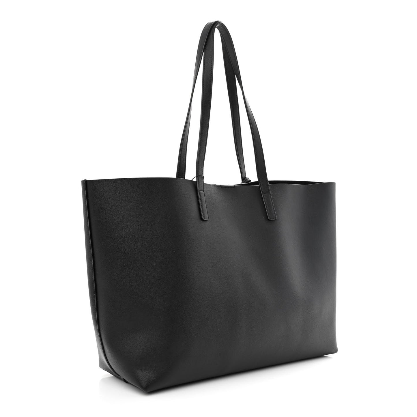 Calfskin Large Shopping Tote Black
