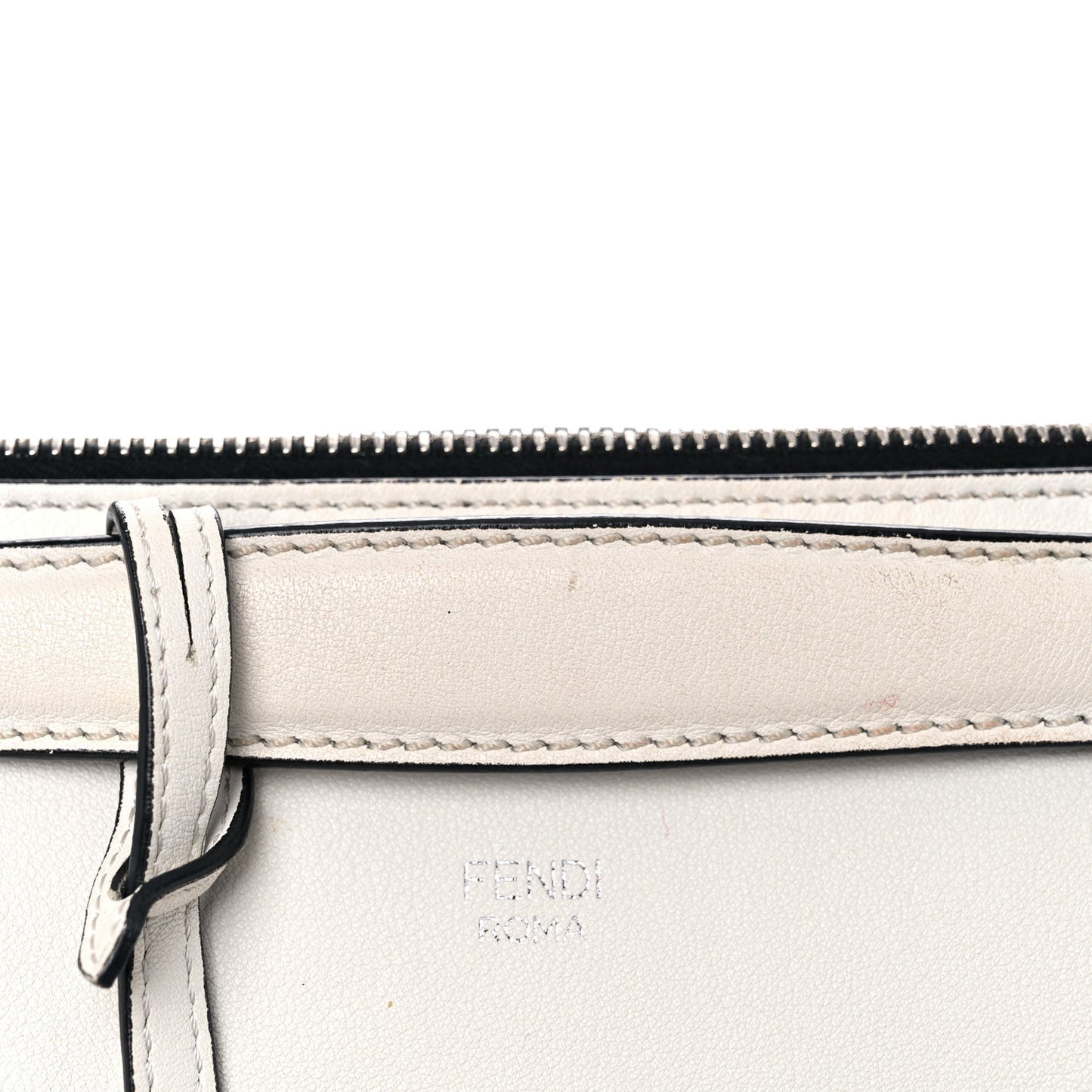 Vitello Dolce Croc Tail Medium By The Way Boston Bag White Black