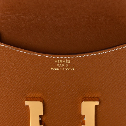 Hermes Epsom Constance Slim Wallet Gold 7 of 9